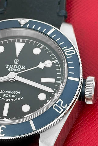 Tudor Heritage Black Bay Blue Rose Smiley C52873 - Image 4