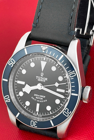 Tudor Heritage Black Bay Blue Rose Smiley C52873 - Image 5