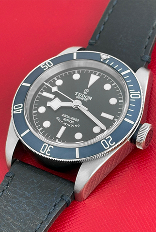 Tudor Heritage Black Bay Blue Rose Smiley C52873 - Image 3