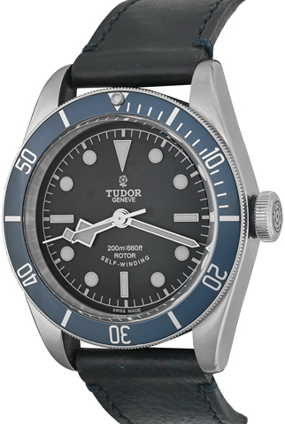 Tudor Heritage Black Bay Blue Rose Smiley C52873