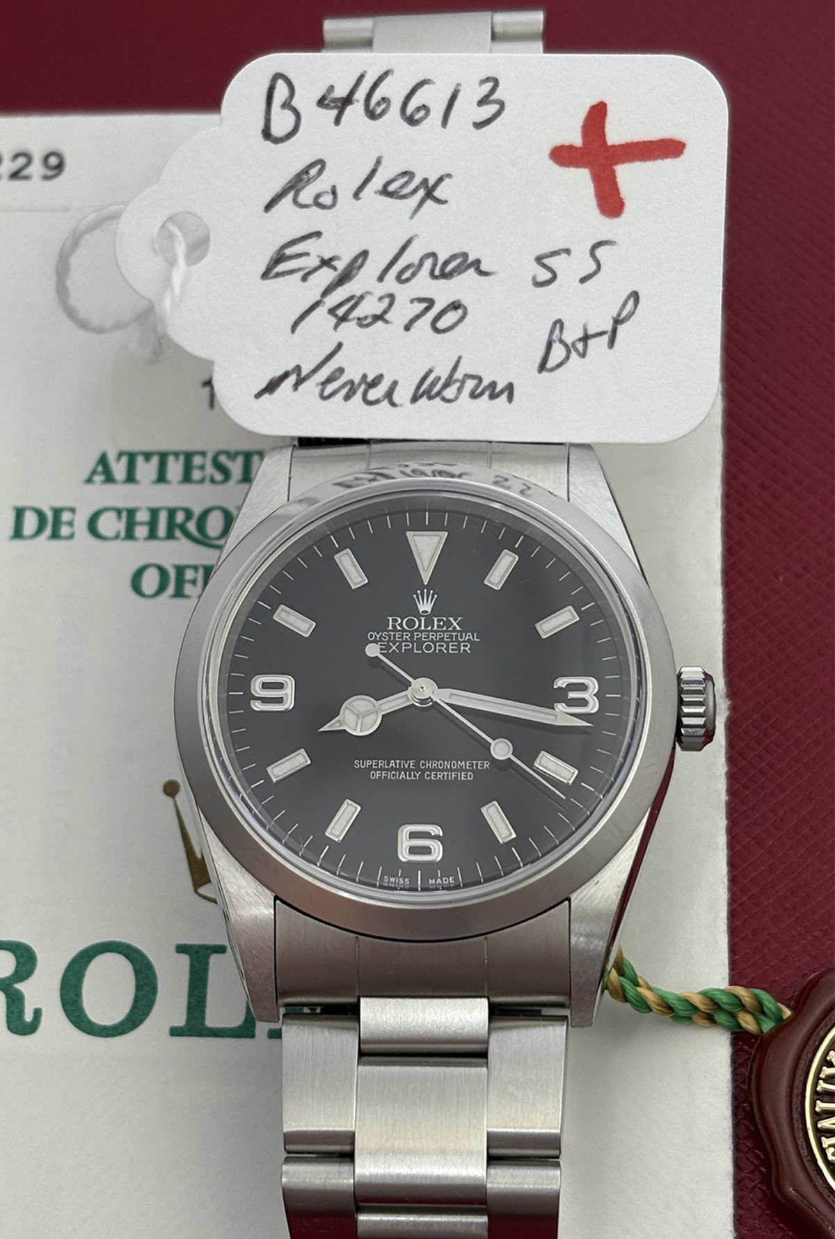 Rolex Explorer B46613