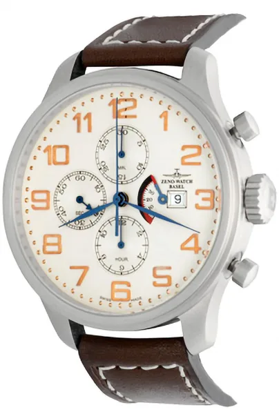Zeno-Watch BaselPilot Oversized Tri-Compax Classic Power Reserve
