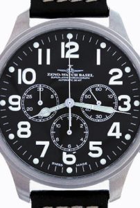 Zeno-Watch BaselPilot Oversized Tri-Compax Horizontal